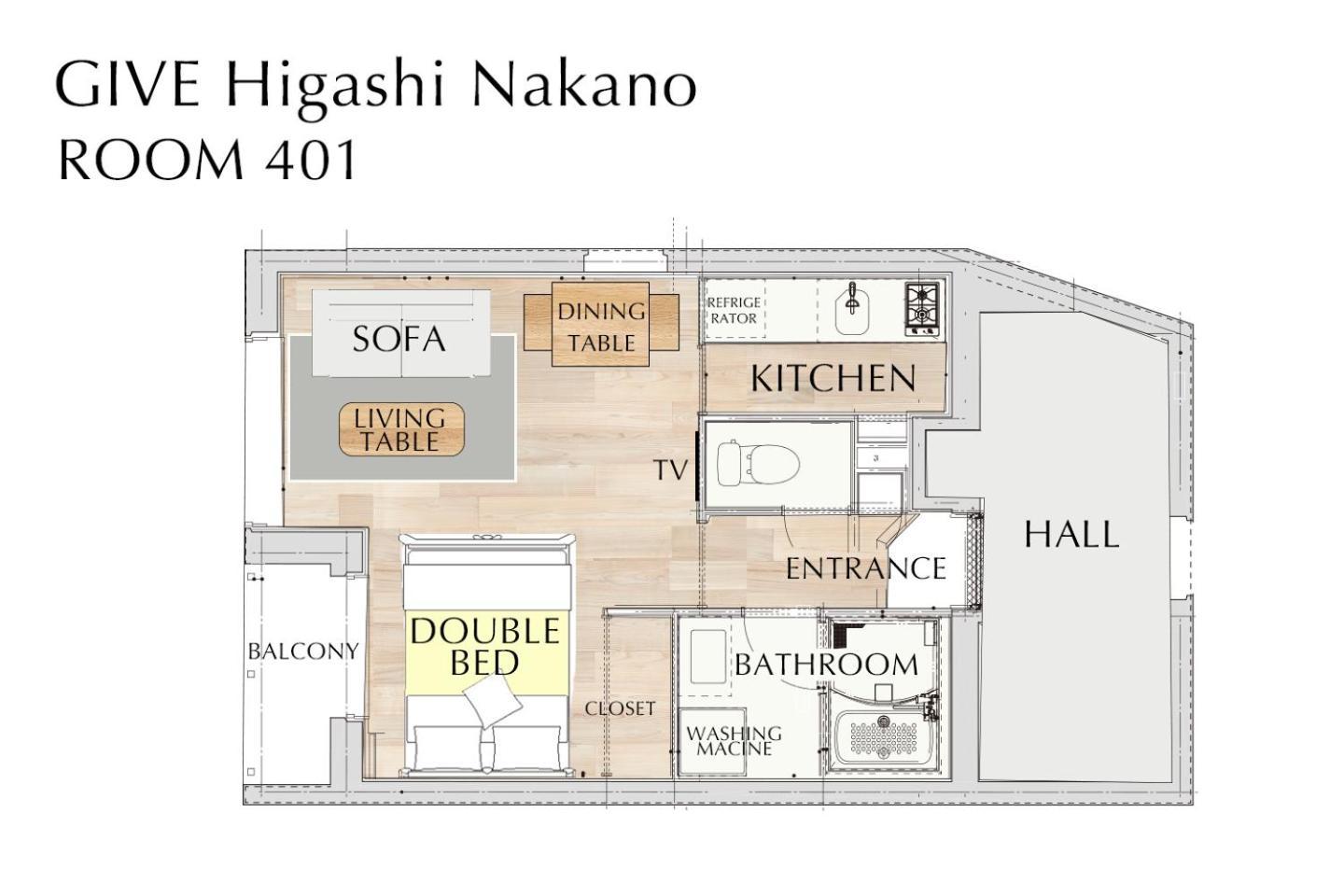 Give Higashi Nakano Tokyo Ngoại thất bức ảnh
