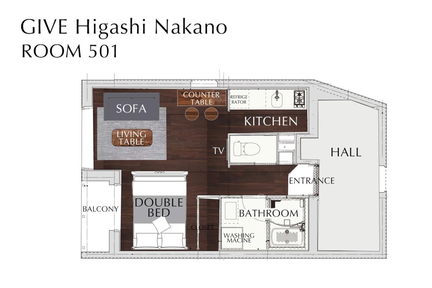 Give Higashi Nakano Tokyo Ngoại thất bức ảnh