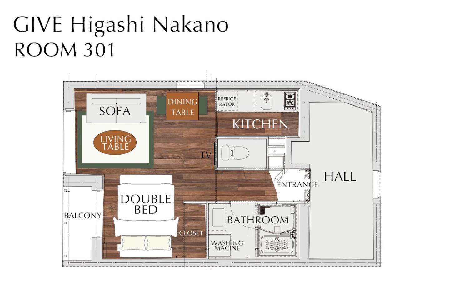 Give Higashi Nakano Tokyo Ngoại thất bức ảnh