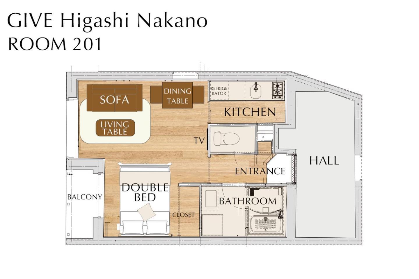 Give Higashi Nakano Tokyo Ngoại thất bức ảnh